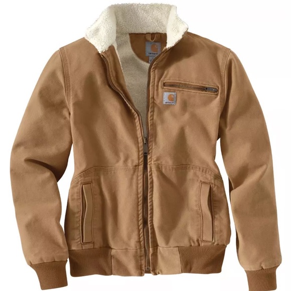 Carhartt Jackets & Blazers - Carhartt Weathered Duck Wildwood Tan Canvas Women’s Jacket size XL